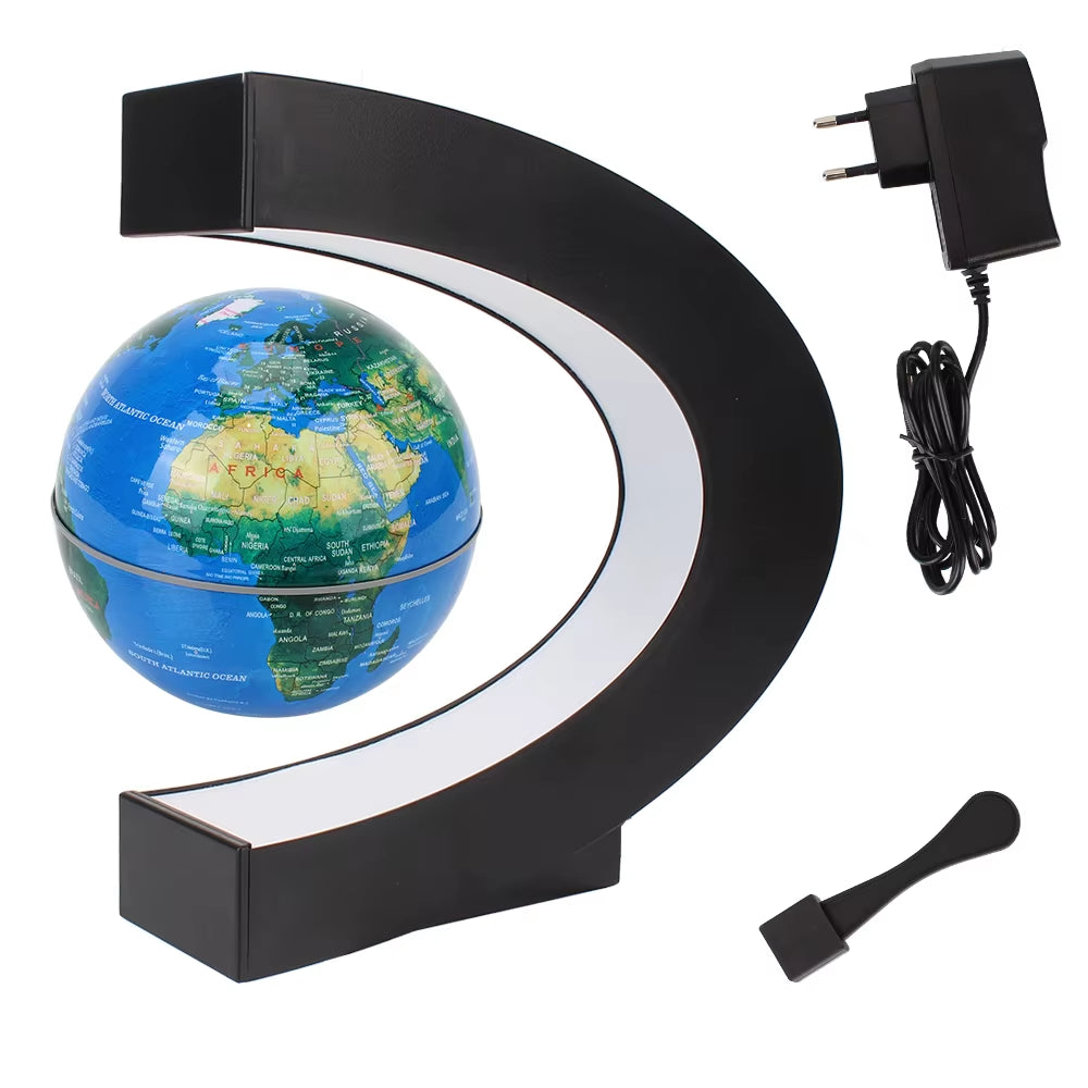 Magnetic Levitation Globe Lamp - Floating LED World Map