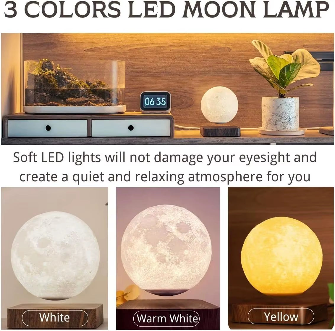 Levitating Moon Lamp