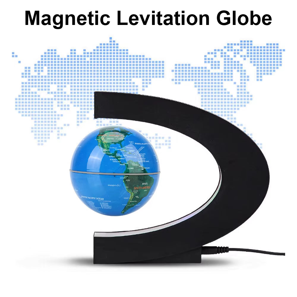 Magnetic Levitation Globe Lamp - Floating LED World Map
