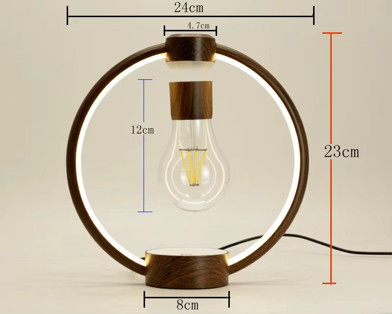 Lampe à lévitation magnétique, ampoule LED flottante, bureau à domicile