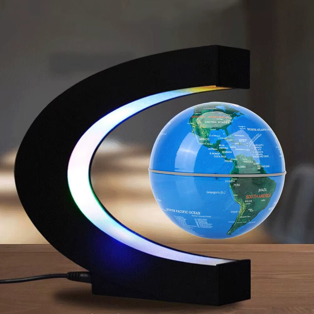 Magnetic Levitation Globe Lamp - Floating LED World Map