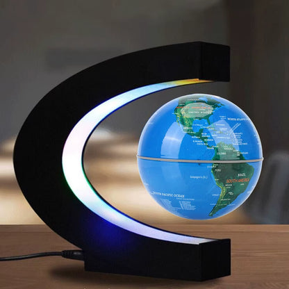 Magnetic Levitation Globe Lamp - Floating LED World Map